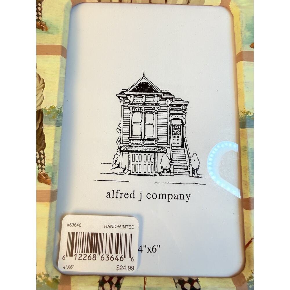 Alfred J Co Tee- Off Wooded 4x6 Painted Frame - Picture 2 of 7